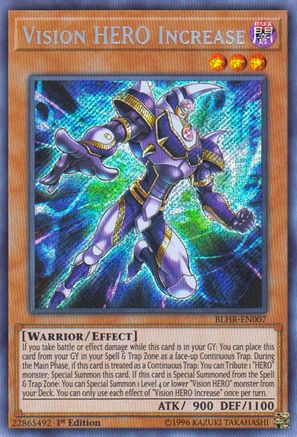 Vision Hero Increase [BLHR-EN007] Secret Rare 