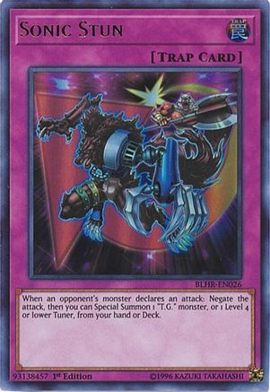 Sonic Stun [BLHR-EN026] Ultra Rare - Yu-Gi-Oh! - Card Brawlers | Quebec | Canada |