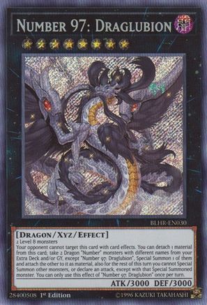 Number 97: Draglubion [BLHR-EN030] Secret Rare - Yu-Gi-Oh! - Card Brawlers | Quebec | Canada |