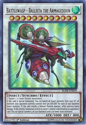Battlewasp - Ballista the Armageddon [BLHR-EN039] Ultra Rare - Yu-Gi-Oh! - Card Brawlers | Quebec | Canada |