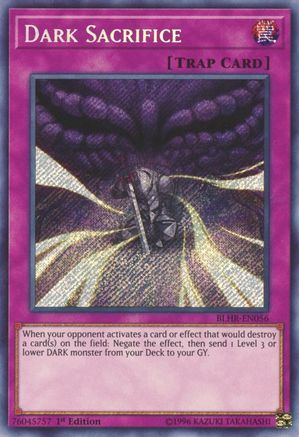 Dark Sacrifice [BLHR-EN056] Secret Rare - Yu-Gi-Oh! - Card Brawlers | Quebec | Canada |