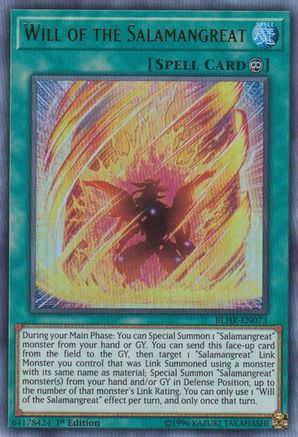 Will of the Salamangreat [BLHR-EN073] Ultra Rare - Yu-Gi-Oh! - Card Brawlers | Quebec | Canada |