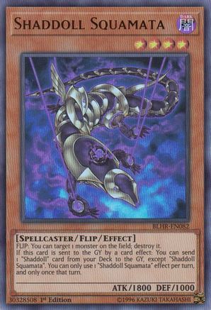 Shaddoll Squamata [BLHR-EN082] Ultra Rare - Yu-Gi-Oh! - Card Brawlers | Quebec | Canada |