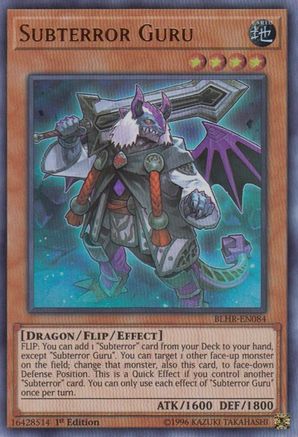 Subterror Guru [BLHR-EN084] Ultra Rare - Yu-Gi-Oh! - Card Brawlers | Quebec | Canada |