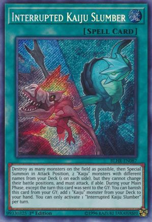 Interrupted Kaiju Slumber [BLHR-EN087] Secret Rare - Yu-Gi-Oh! - Card Brawlers | Quebec | Canada |