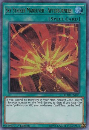 Sky Striker Maneuver - Afterburners! [BLHR-EN091] Ultra Rare - Yu-Gi-Oh! - Card Brawlers | Quebec | Canada |