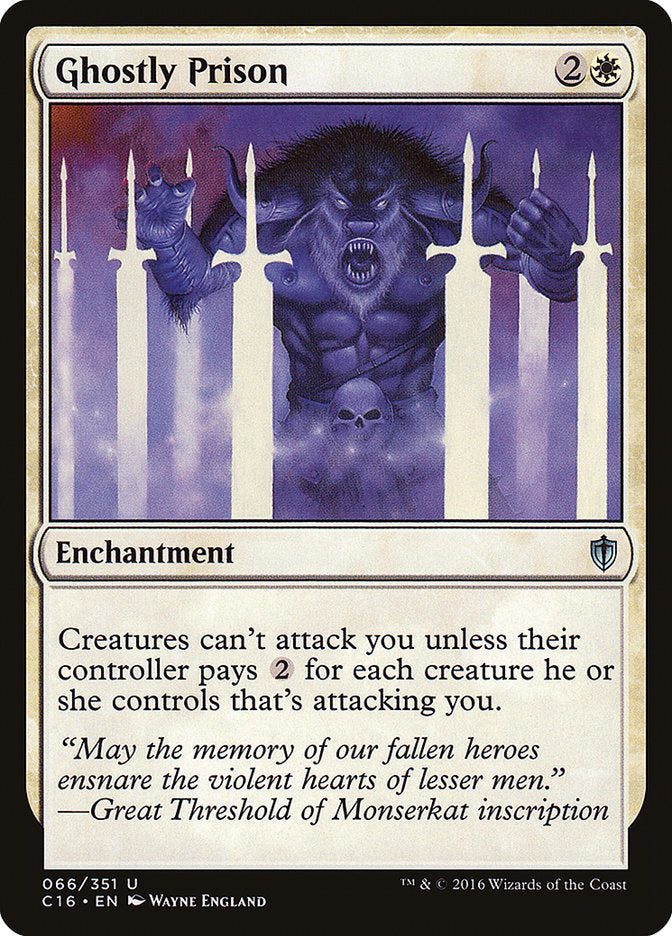 Ghostly Prison [Commander 2016] - Magic: The Gathering - Card Brawlers | Quebec | Canada |