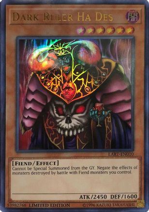 Dark Ruler Ha Des [LART-EN010] Ultra Rare - Yu-Gi-Oh! - Card Brawlers | Quebec | Canada |