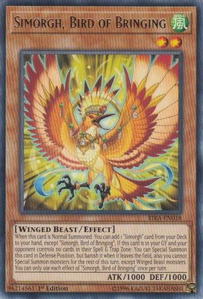 Simorgh, Bird of Bringing [RIRA-EN018] Rare - Yu-Gi-Oh! - Card Brawlers | Quebec | Canada |