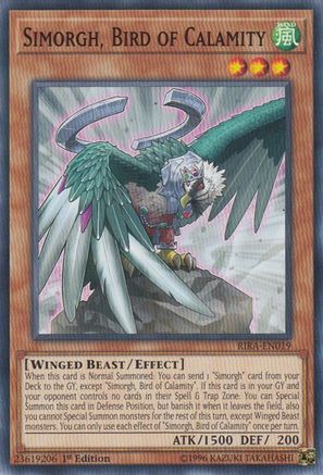 Simorgh, Bird of Calamity [RIRA-EN019] Common - Yu-Gi-Oh! - Card Brawlers | Quebec | Canada |