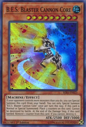 B.E.S. Blaster Cannon Core [RIRA-EN023] Super Rare - Yu-Gi-Oh! - Card Brawlers | Quebec | Canada |