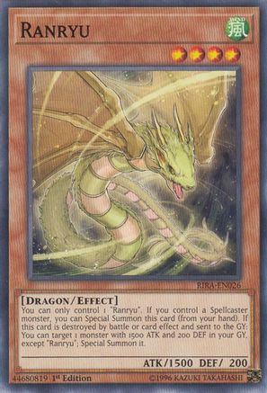 Ranryu [RIRA-EN026] Common - Yu-Gi-Oh! - Card Brawlers | Quebec | Canada |