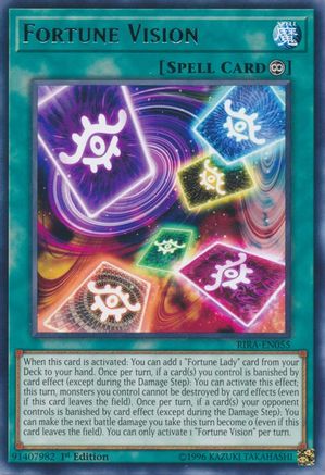 Fortune Vision [RIRA-EN055] Rare - Yu-Gi-Oh! - Card Brawlers | Quebec | Canada |