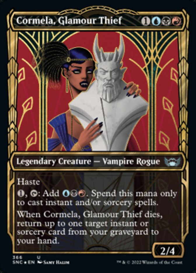 Cormela, Glamour Thief (Showcase Golden Age Gilded Foil) [Streets of New Capenna] - Magic: The Gathering - Card Brawlers | Quebec | Canada |
