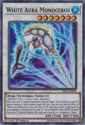 White Aura Monoceros [RIRA-EN095] Super Rare - Yu-Gi-Oh! - Card Brawlers | Quebec | Canada |