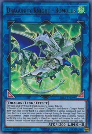 Dragunity Knight - Romulus [RIRA-EN098] Ultra Rare - Yu-Gi-Oh! - Card Brawlers | Quebec | Canada |
