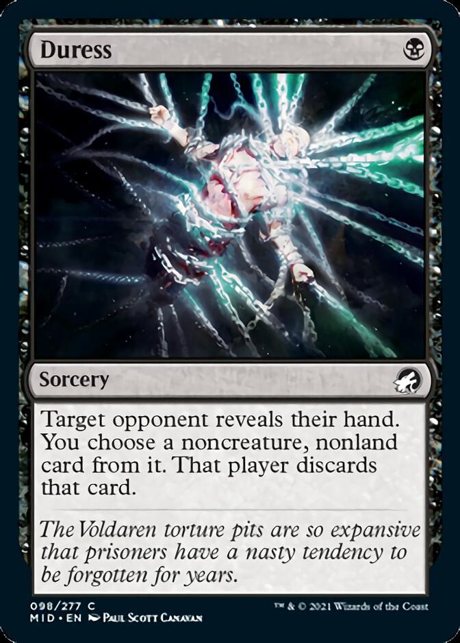 Duress [Innistrad: Midnight Hunt] - Magic: The Gathering - Card Brawlers | Quebec | Canada |