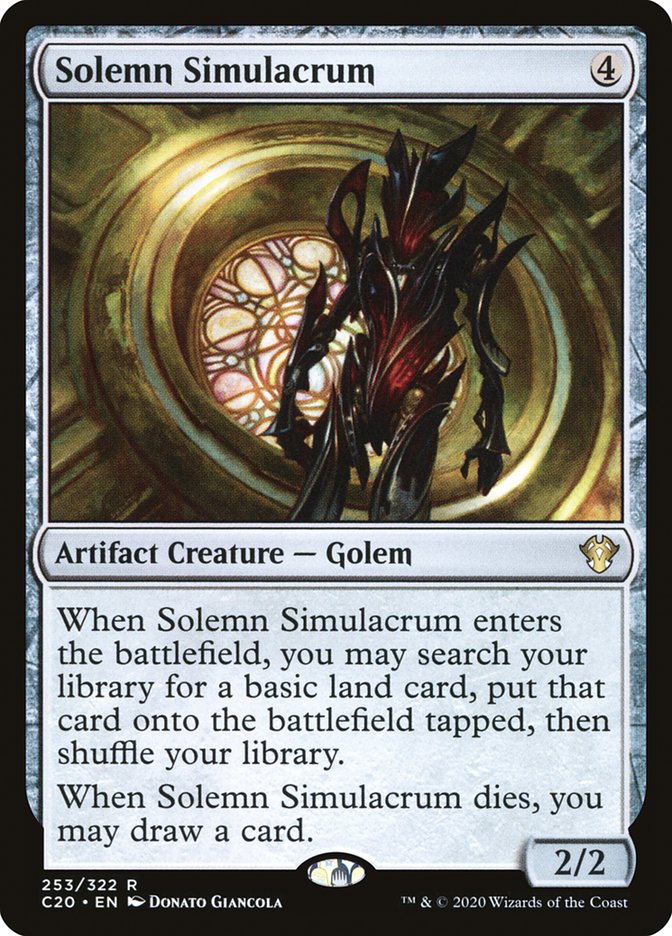 Solemn Simulacrum [Commander 2020] - Magic: The Gathering - Card Brawlers | Quebec | Canada |