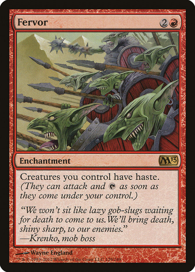 Fervor [Magic 2013] - Magic: The Gathering - Card Brawlers | Quebec | Canada |
