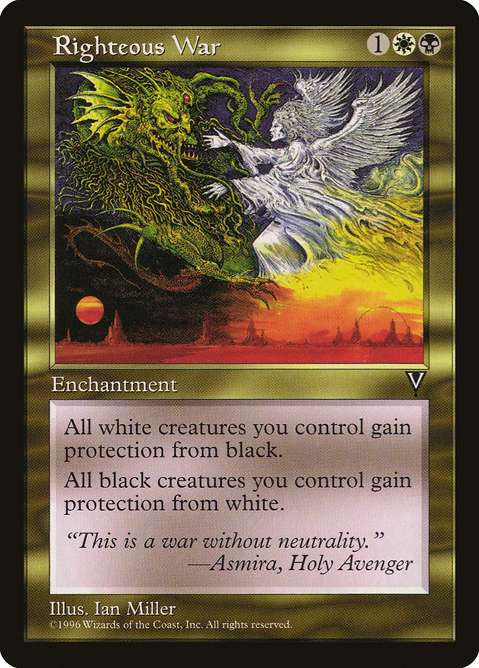 Righteous War [Visions] - Magic: The Gathering - Card Brawlers | Quebec | Canada |