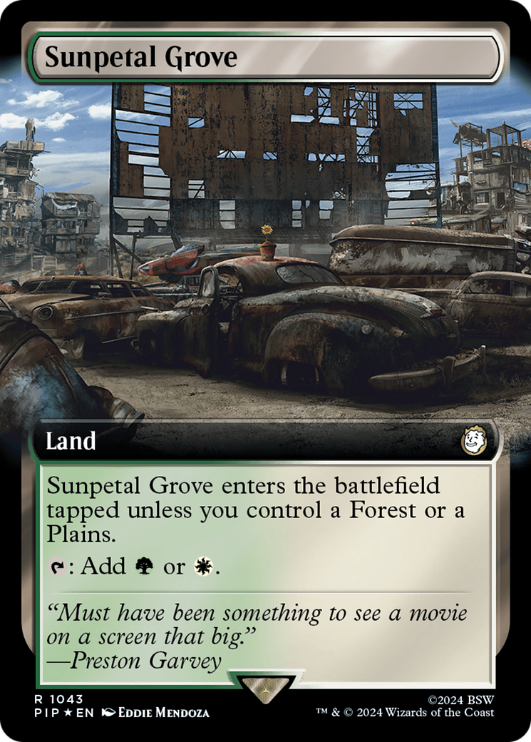 Sunpetal Grove (Extended Art) (Surge Foil) [Fallout] - Magic: The Gathering - Card Brawlers | Quebec | Canada |