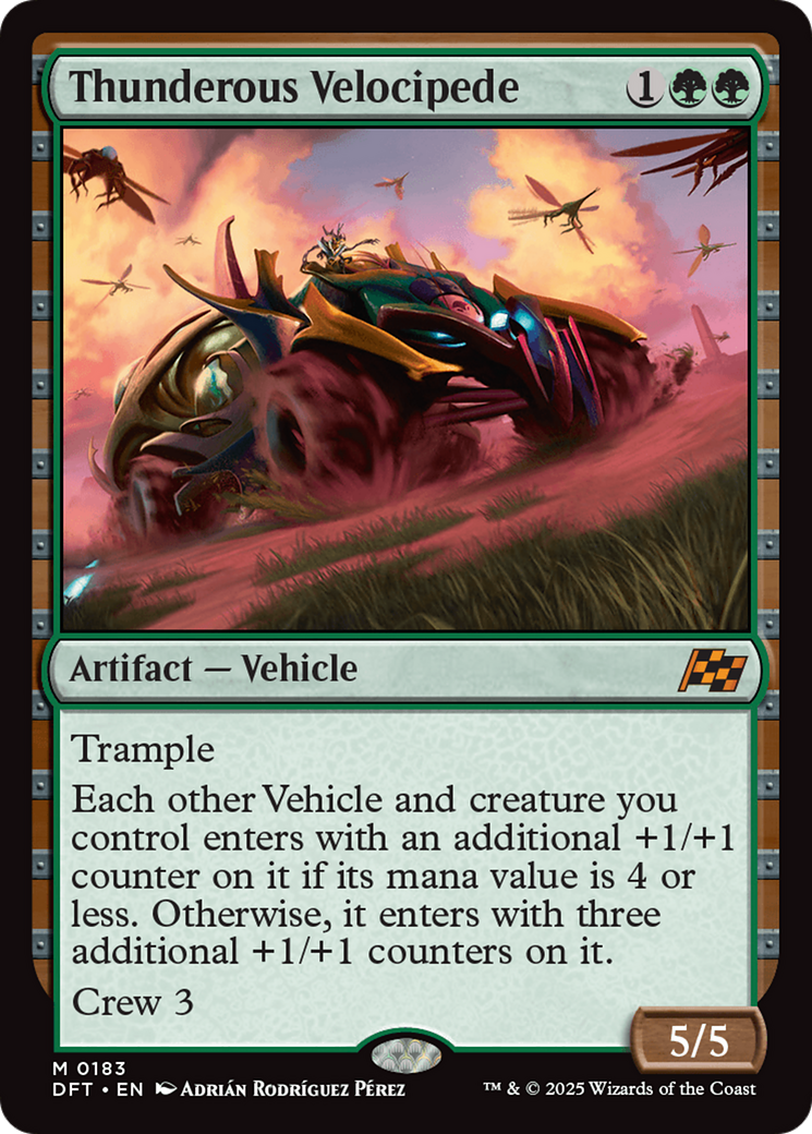 Thunderous Velocipede [Aetherdrift] - Magic: The Gathering - Card Brawlers | Quebec | Canada |