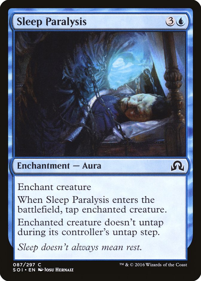 Sleep Paralysis [Shadows over Innistrad] - Magic: The Gathering - Card Brawlers | Quebec | Canada |