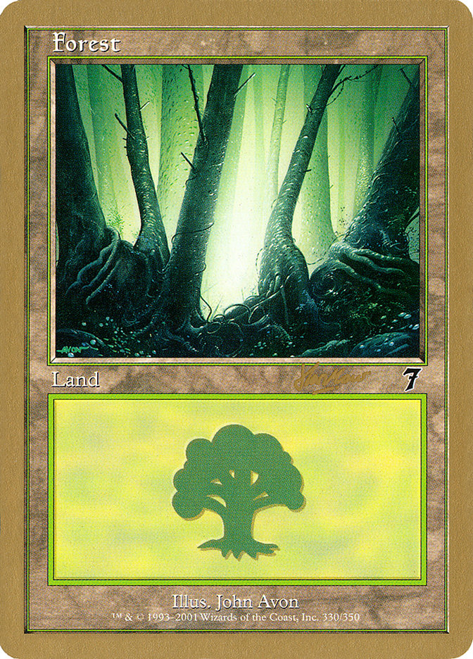 Forest (shh330) (Sim Han How) [World Championship Decks 2002] - Magic: The Gathering - Card Brawlers | Quebec | Canada |