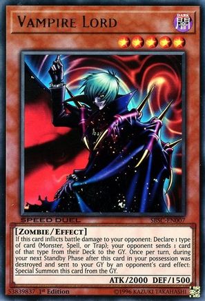 Vampire Lord [SBSC-EN007] Ultra Rare - Yu-Gi-Oh! - Card Brawlers | Quebec | Canada |