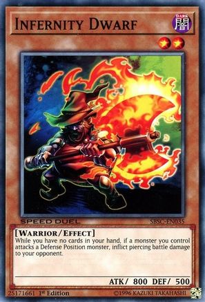 Infernity Dwarf [SBSC-EN035] Common - Yu-Gi-Oh! - Card Brawlers | Quebec | Canada |