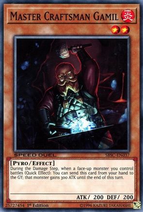 Master Craftsman Gamil [SBSC-EN037] Common - Yu-Gi-Oh! - Card Brawlers | Quebec | Canada |