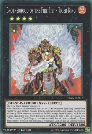Brotherhood of the Fire Fist - Tiger King [FIGA-EN027] Super Rare - Yu-Gi-Oh! - Card Brawlers | Quebec | Canada |