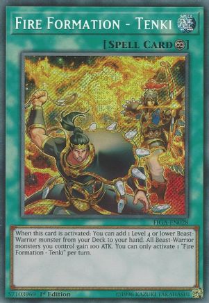 Fire Formation - Tenki [FIGA-EN028] Secret Rare - Yu-Gi-Oh! - Card Brawlers | Quebec | Canada |