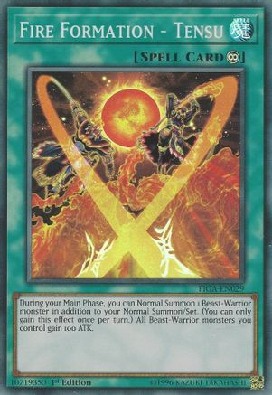 Fire Formation - Tensu [FIGA-EN029] Super Rare - Yu-Gi-Oh! - Card Brawlers | Quebec | Canada |