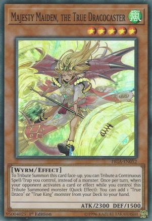 Majesty Maiden, the True Dracocaster [FIGA-EN052] Super Rare - Yu-Gi-Oh! - Card Brawlers | Quebec | Canada |