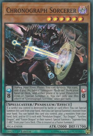 Chronograph Sorcerer [FIGA-EN058] Super Rare - Yu-Gi-Oh! - Card Brawlers | Quebec | Canada |