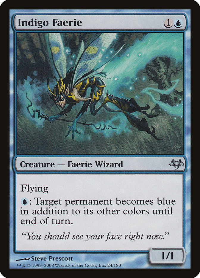 Indigo Faerie [Eventide] - Magic: The Gathering - Card Brawlers | Quebec | Canada |