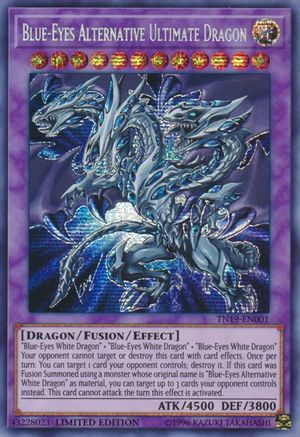 Dragon Ultime Alternatif aux Yeux Bleus [TN19-EN001] Rare Secrète Prismatique 