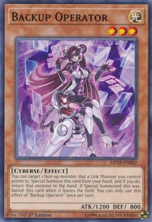 Backup Operator [MP19-EN002] Common - Yu-Gi-Oh! - Card Brawlers | Quebec | Canada |