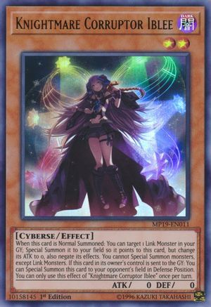 Knightmare Corruptor Iblee [MP19-EN011] Ultra Rare - Yu-Gi-Oh! - Card Brawlers | Quebec | Canada |