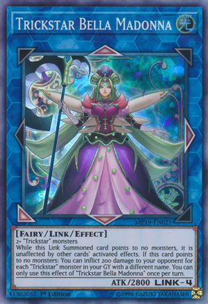Trickstar Bella Madonna [MP19-EN021] Super Rare - Yu-Gi-Oh! - Card Brawlers | Quebec | Canada |