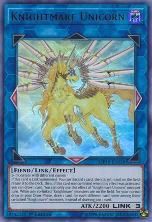 Knightmare Unicorn [MP19-EN028] Ultra Rare - Yu-Gi-Oh! - Card Brawlers | Quebec | Canada |