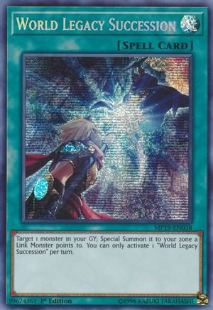 World Legacy Succession [MP19-EN038] Prismatic Secret Rare - Yu-Gi-Oh! - Card Brawlers | Quebec | Canada |