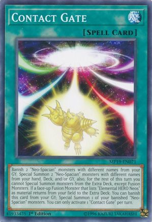 Contact Gate [MP19-EN071] Common - Yu-Gi-Oh! - Card Brawlers | Quebec | Canada |