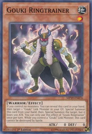 Gouki Ringtrainer [MP19-EN076] Common - Yu-Gi-Oh! - Card Brawlers | Quebec | Canada |