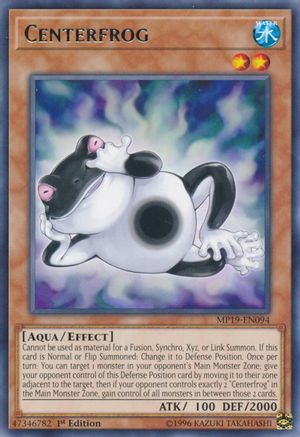 Centerfrog [MP19-EN094] Rare - Yu-Gi-Oh! - Card Brawlers | Quebec | Canada |