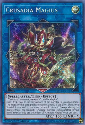 Crusadia Magius [MP19-EN105] Prismatic Secret Rare - Yu-Gi-Oh! - Card Brawlers | Quebec | Canada |