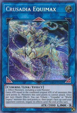 Crusadia Equimax [MP19-EN107] Prismatic Secret Rare - Yu-Gi-Oh! - Card Brawlers | Quebec | Canada |