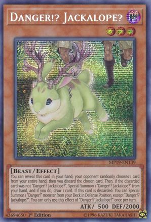 Danger!? Jackalope? [MP19-EN139] Prismatic Secret Rare - Yu-Gi-Oh! - Card Brawlers | Quebec | Canada |