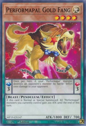 Performapal Gold Fang [MP19-EN147] Common - Yu-Gi-Oh! - Card Brawlers | Quebec | Canada |